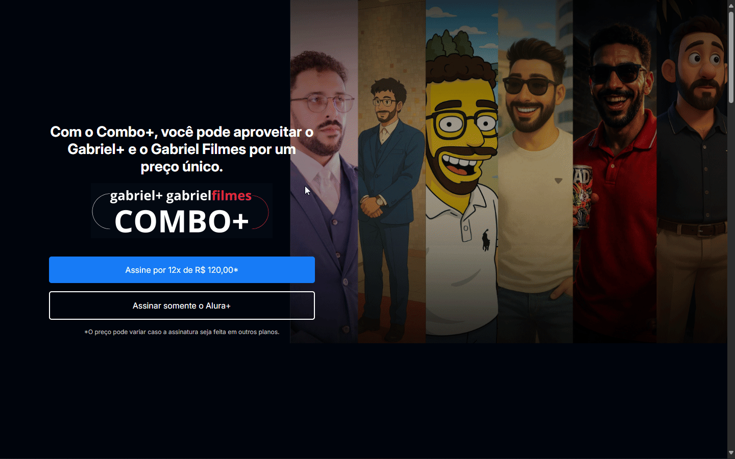 Demonstração do Projeto 3 - Site de streaming de filmes e séries